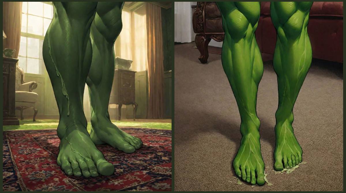 Feet Transform She hulk foot transformation #5 (foot fetish) by populardestoyer12 on ...