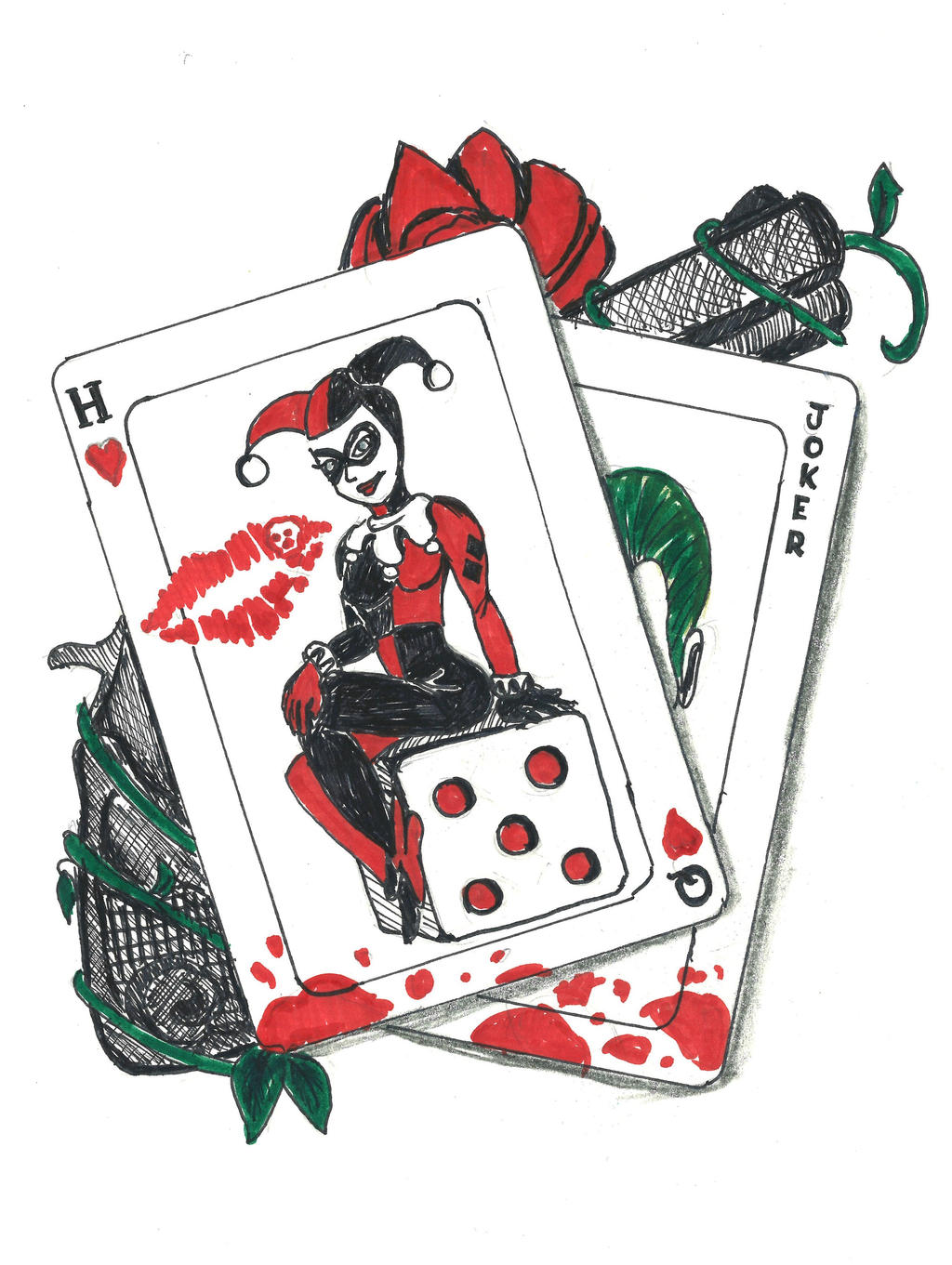 Harley Quinn Tattoo concept by TCPhillips on DeviantArt