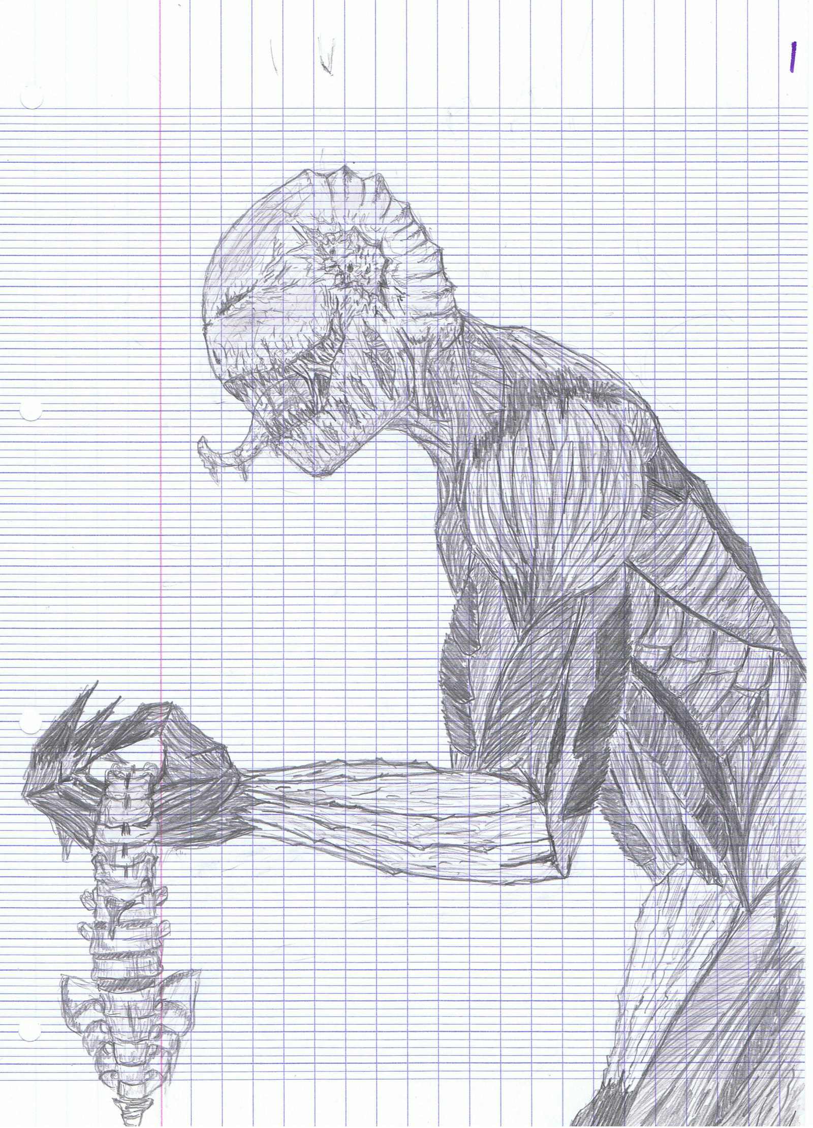 Humanoid Ink Creature Humanoide creature by mattfloflo on DeviantArt