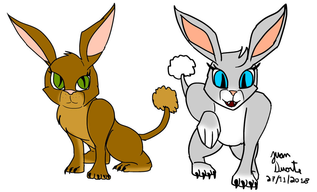 Scrabbit Cat Rabbit Rabbicats by DesenhoExperiment on DeviantArt
