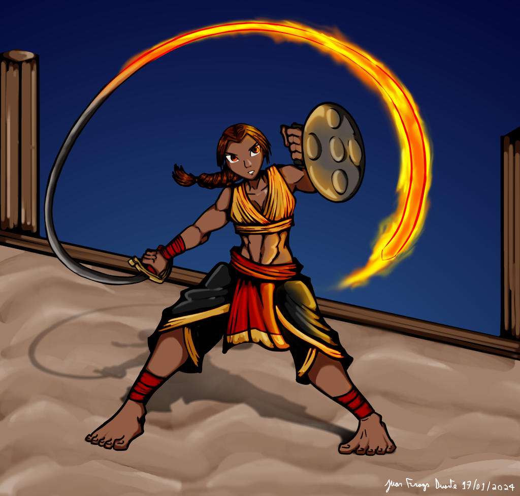Pyromantic fighter by DesenhoExperiment on DeviantArt