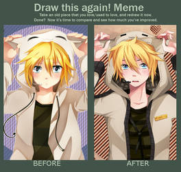Kagamine Len - Before After meme