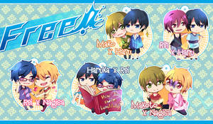 Iwatobi Swim club Couple Keychains Preorder!