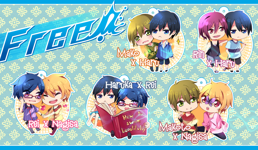 Iwatobi Swim club Couple Keychains Preorder!