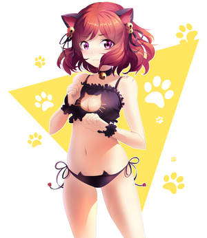 Maki cat lingerie