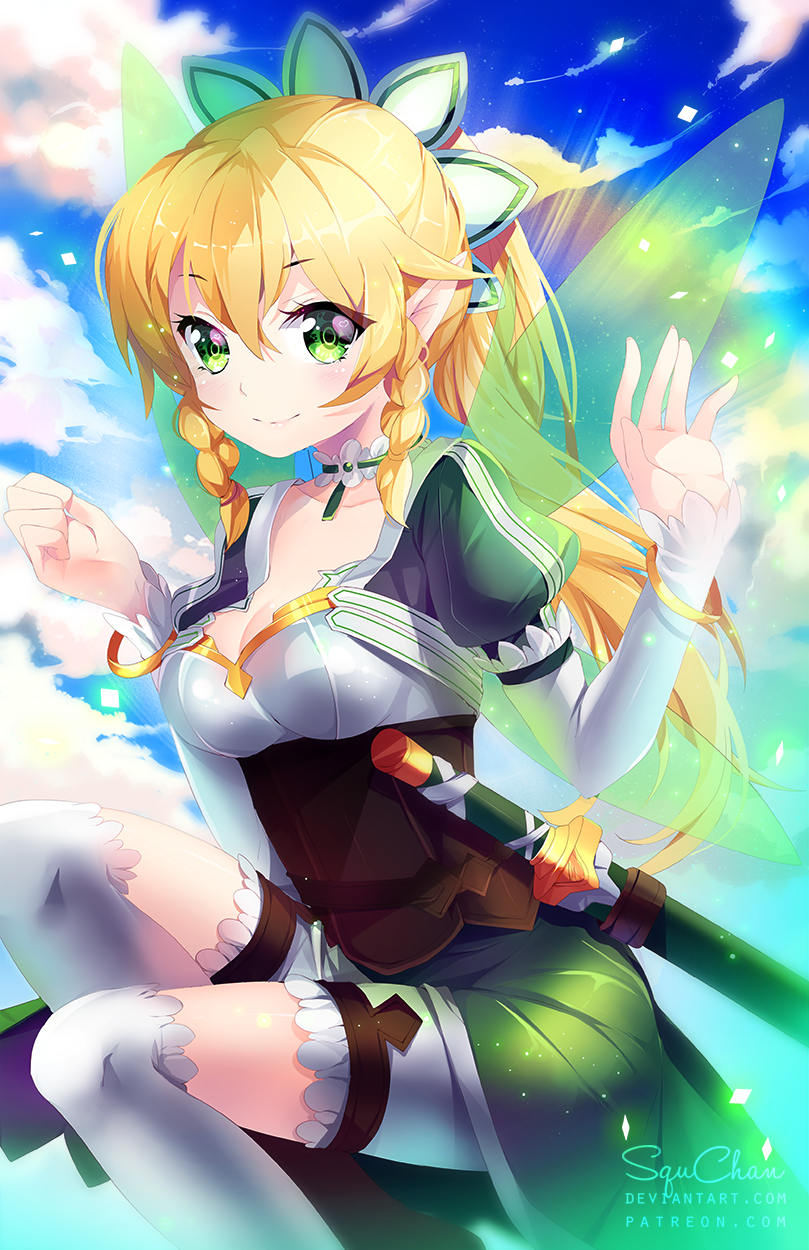 Leafa Body Leafa by SquChan on DeviantArt