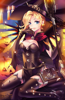 OVERWATCH - Witch Mercy .NSFW optional.