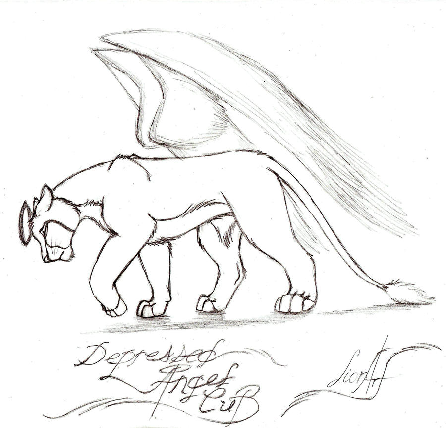 Depressed Angel Cub by Borah