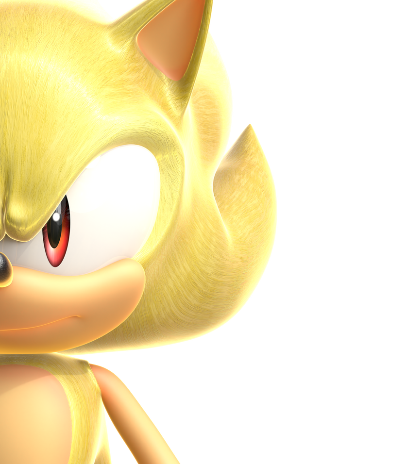 Super Sonic Render by Hshadow958 on DeviantArt