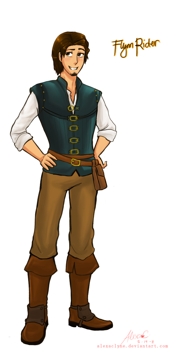 Flynn Rider Back View Flynn Rider Full Body