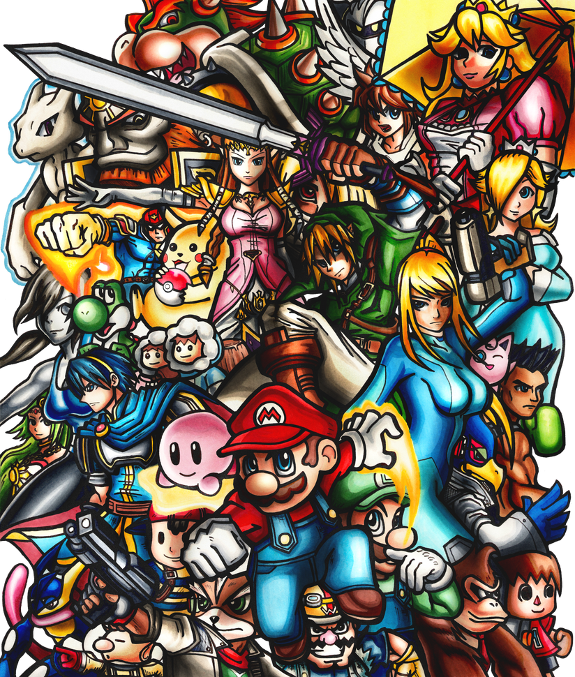 Super Smash Bros. by fastg35 on DeviantArt.