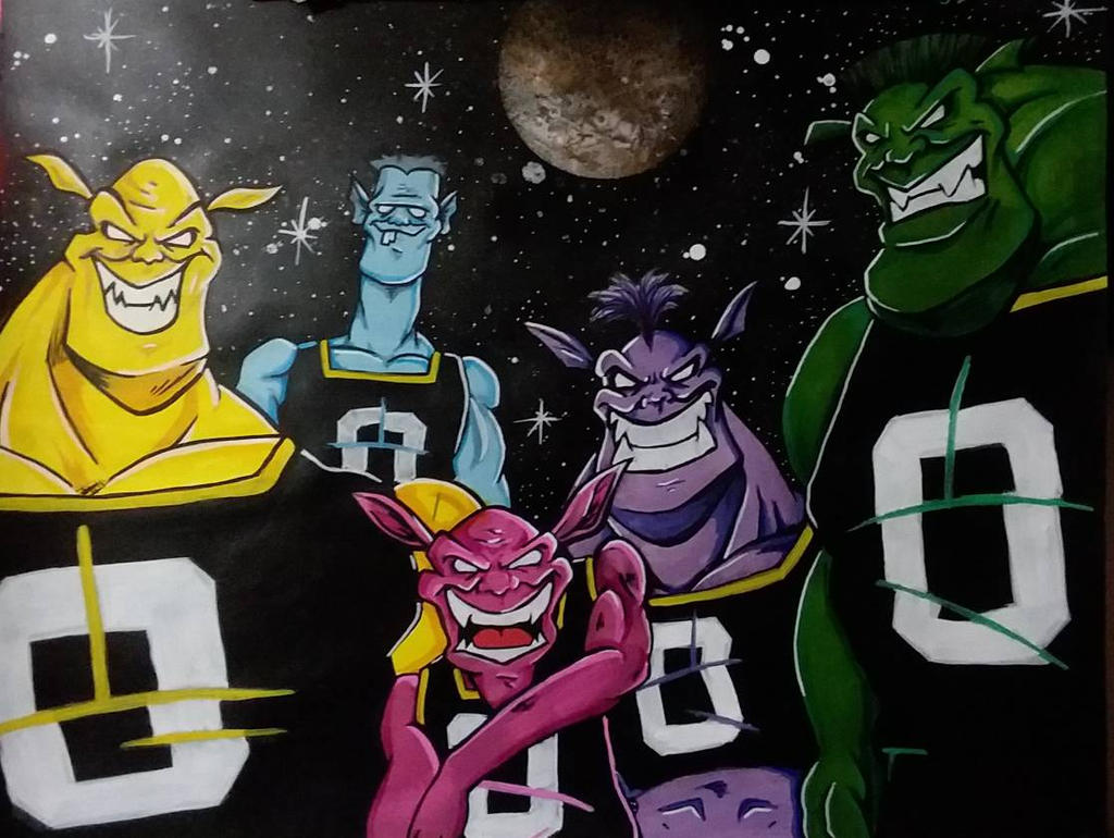 space jam monstars by xuyart on DeviantArt