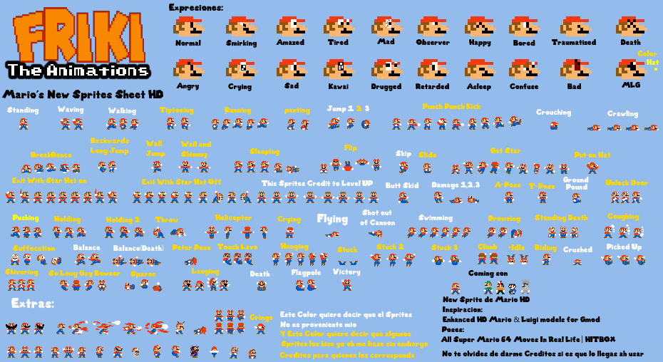 Mario Hyper Form Sprites De Hiper Mario Super Mario World (1991) Patrones De Punto De