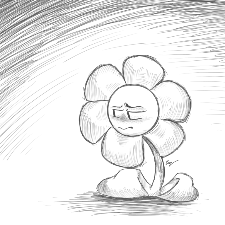 Flowey Injuryed Sad Flowey by Azztarz on DeviantArt