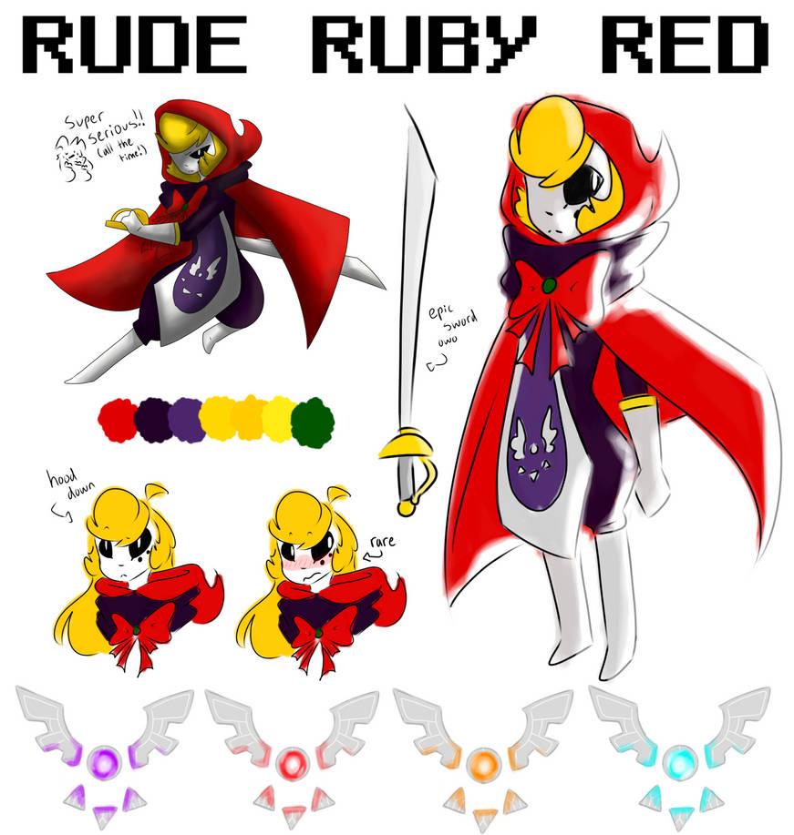 Rude Ruby Red (Official Ref) by Azztarz on DeviantArt