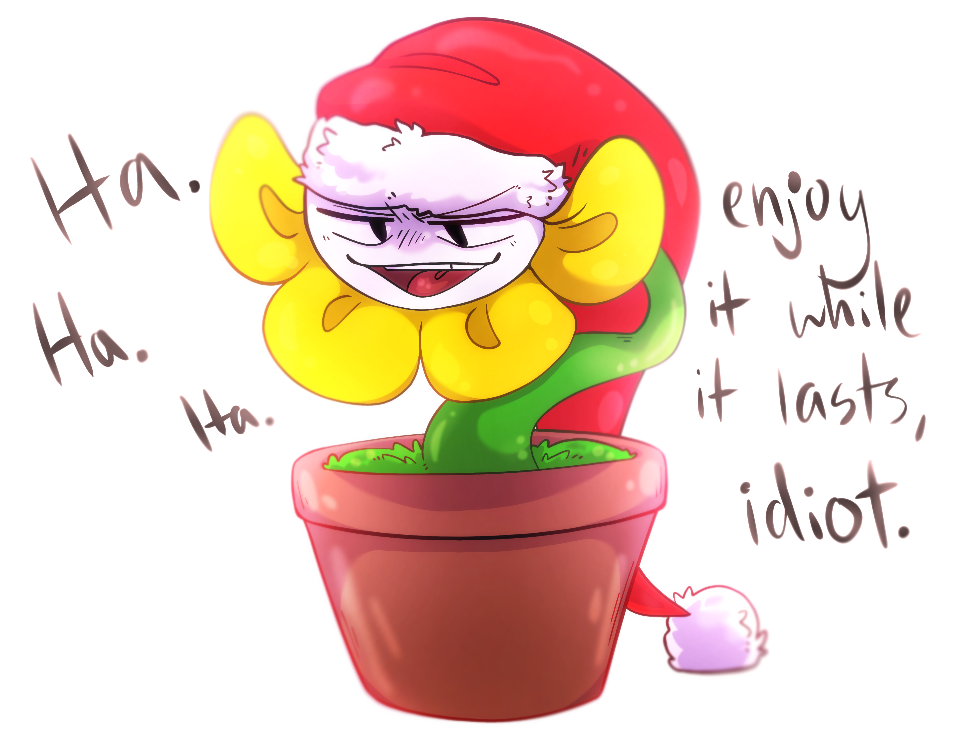 Flowey wishes you a Merry Christmas!!! : r/Undertale