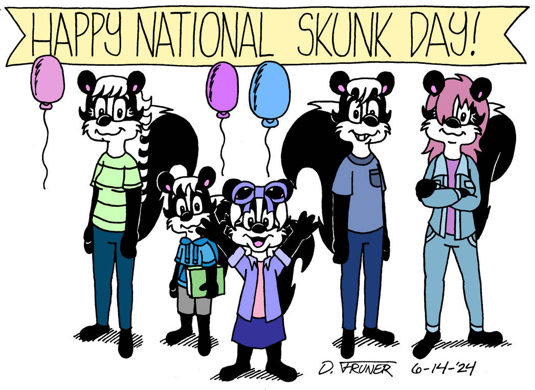 Spuke Day Happy National Skunk Day! by hyacinthandsal on DeviantArt