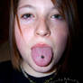 Tongue piercing