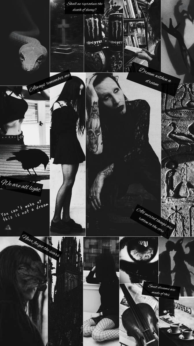 Wallpaper Collage Marilyn Manson By Solferr On Deviantart Wallpaper Collage Marilyn Manson By Solferr On Deviantart