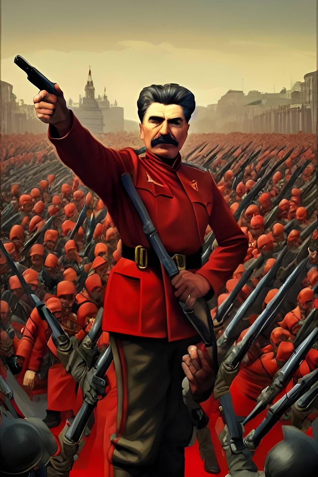 Stalion Army Joseph Stalin With his Red Army by cosmicdarts on DeviantArt