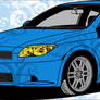 Scion Car Skin 'Blue'