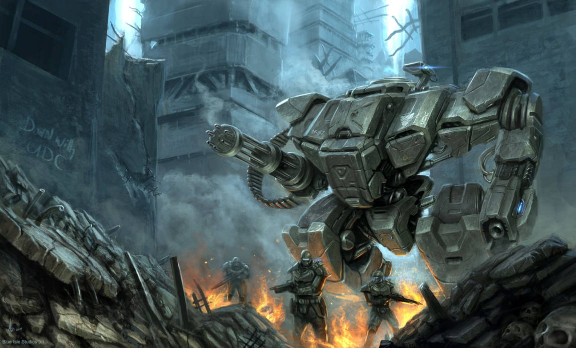 Про будущее и роботов. Боевые роботы. Гигантские боевые роботы. Огромный робот. Огромный боевой робот.