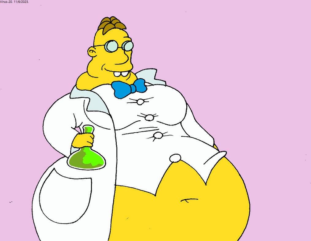 Profeeor Frink Fat Professor Frink by Lifeinart453 on DeviantArt