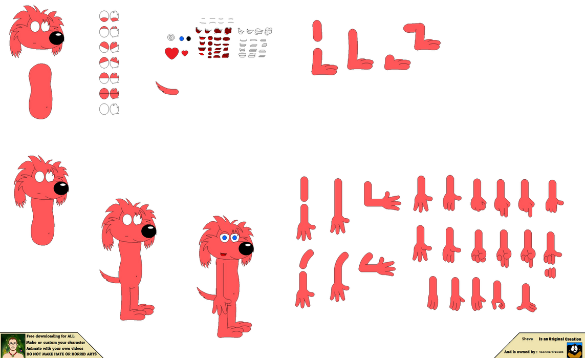 Sheva the dog - Character Builder by Matocomitis on DeviantArt