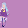 Shiro - No Game No Life - Minimalist Wallpaper