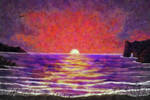 Sundown Seascape by PhilipHarvey