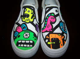 Custom Shoes: Monsters