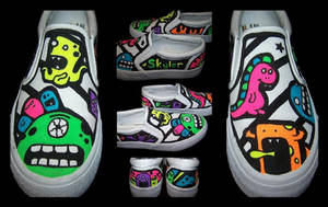 Custom Shoes: Monsters - Sides
