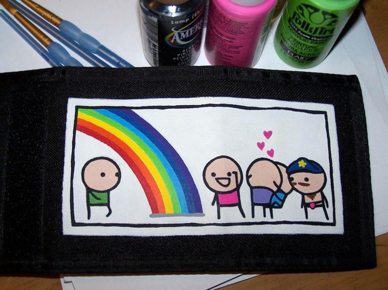 Custom Wallet: C+H - Rainbow