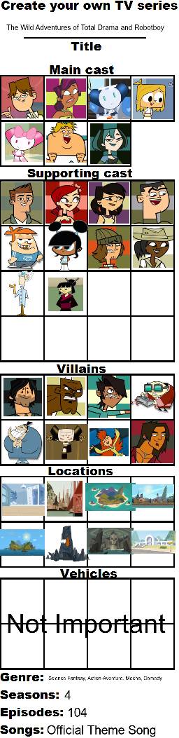 Robotboy Recast with Total Drama Characters : r/RobotboyAndTotalDrama