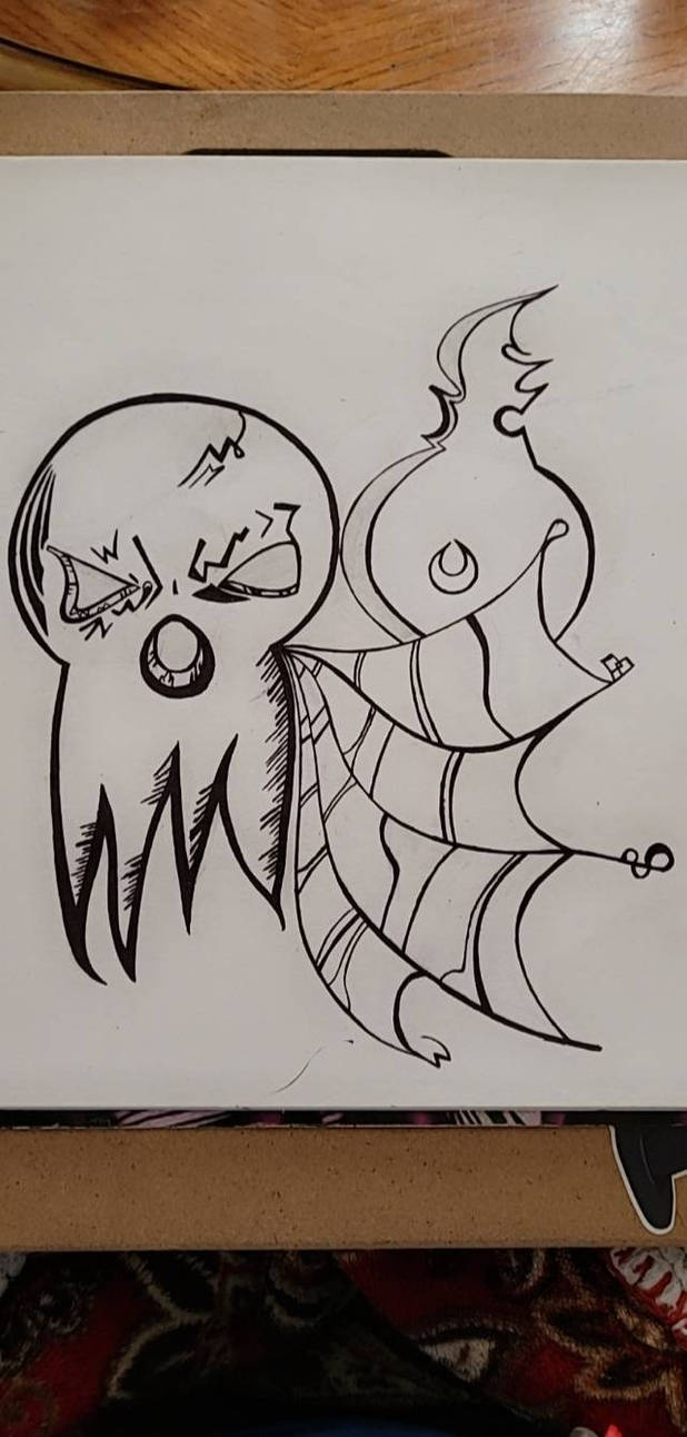 Death Ink Deviantart Lord Death Ink before color by LoveleighKintsugi on DeviantArt