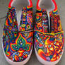 psychedelic shoes