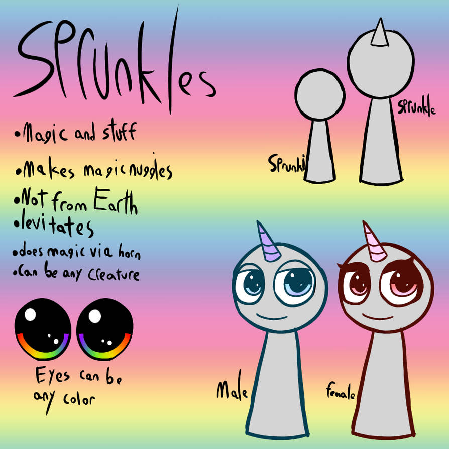 My Sprunki original species! by BreadSandwishes on DeviantArt