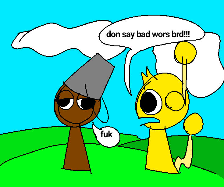 Bad Word Deviantart HE SAID A BAD WORD!!!!! by BreadSandwishes on DeviantArt