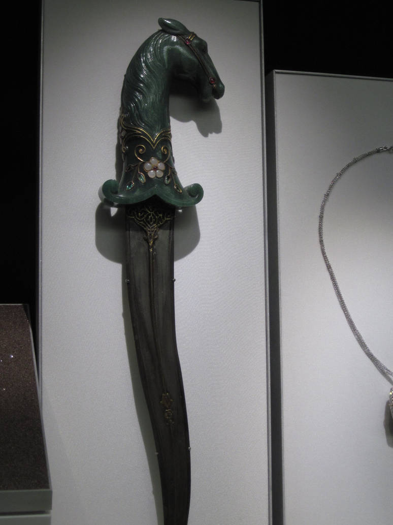 Jade Ritual Dagger Jade Dagger by AngelBlue01 on DeviantArt