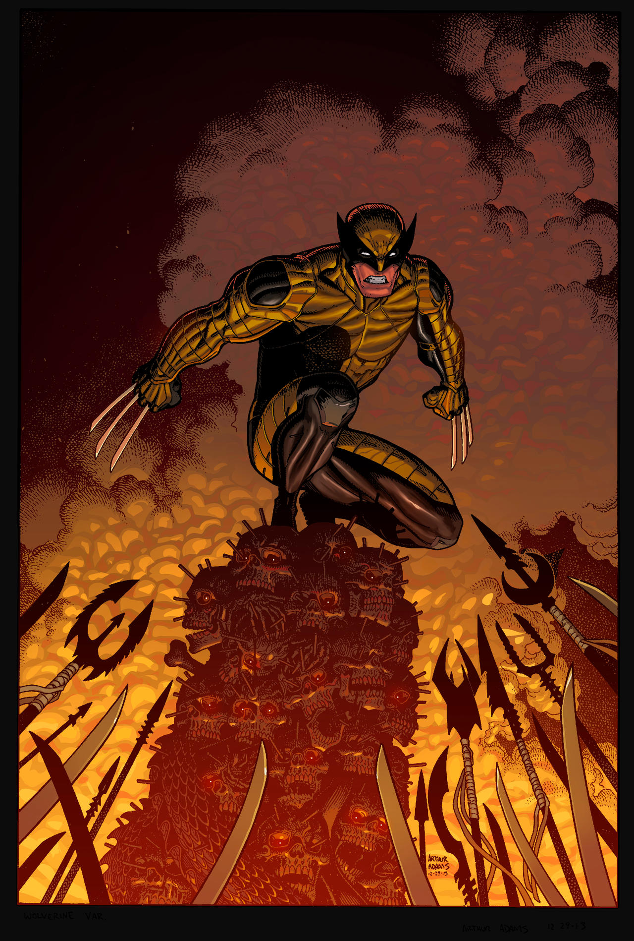 Wolverine Josh Rushing Wolverine on Fire by The-Real-Josh-Rod on DeviantArt