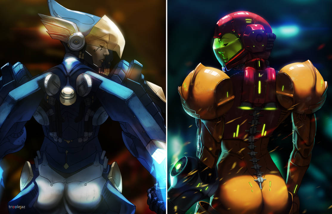 Pharah and Samus