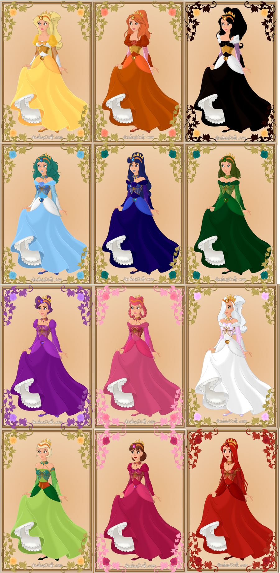 12 dancing top princesses names