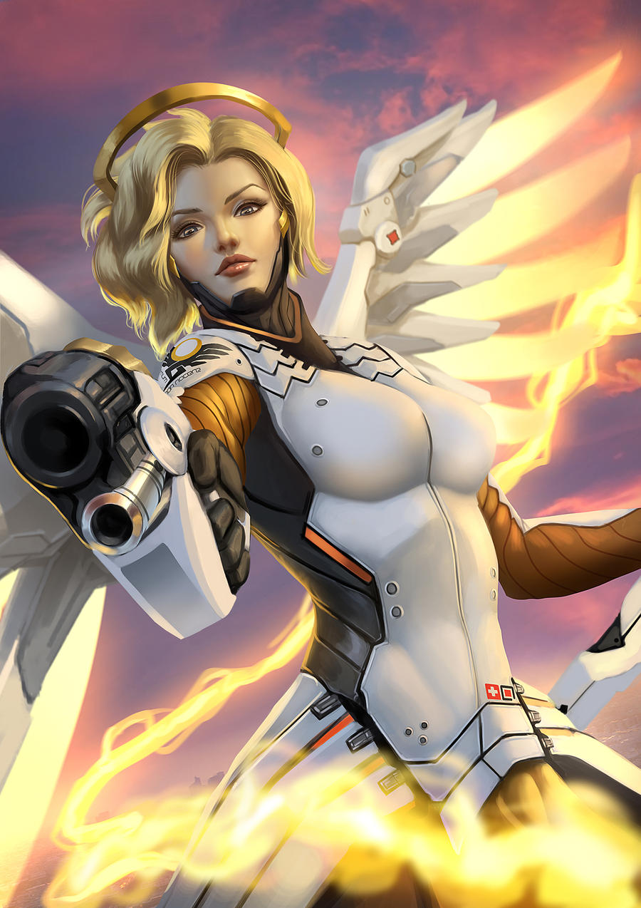 Overwatch Mercy Fanart By Zamberz On DeviantArt overwatch-mercy-fanart-by-zamberz-on-deviantart
