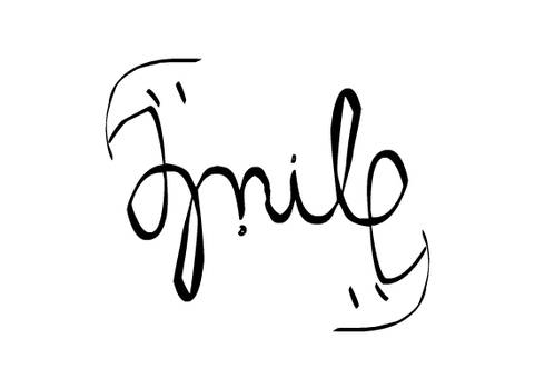 Ambigram: Smile