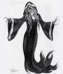 Banshee - without color by artofdawn