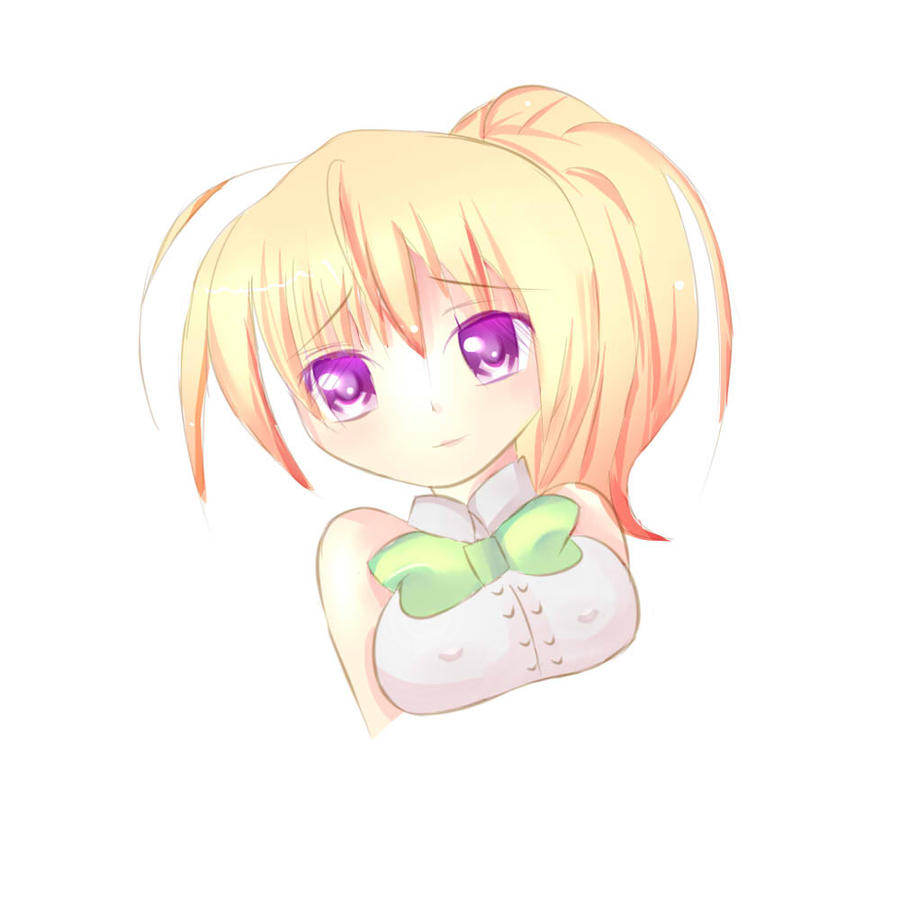 Bust Up Example bust/waist up commission example by Mikriluna on DeviantArt