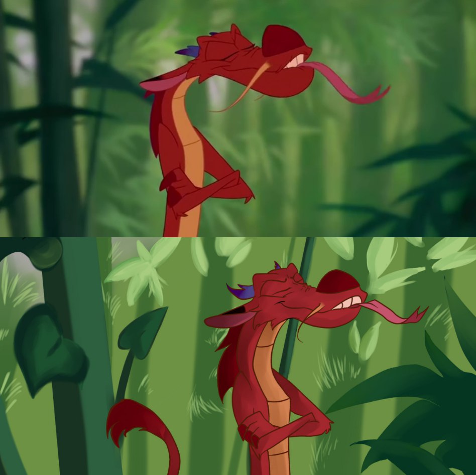 My first redraw (Mushu)