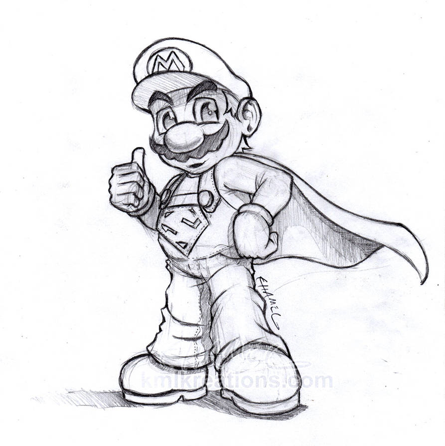 Super Super Mario Sketch 2013 By Kmlkreations On DeviantArt super-super-mario-sketch-2013-by-kmlkreations-on-deviantart