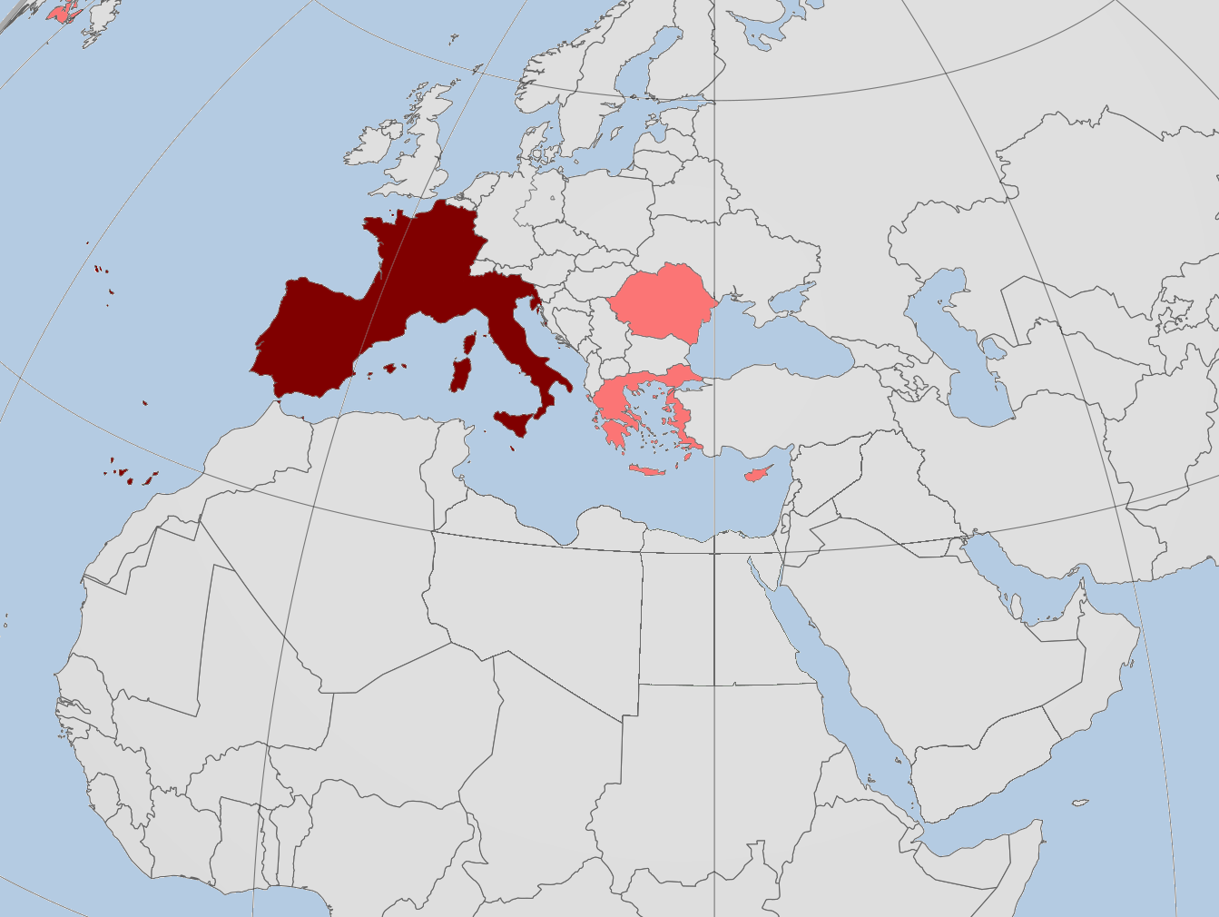 Second Roman Republic with allies in the region by GloryHolder on ...