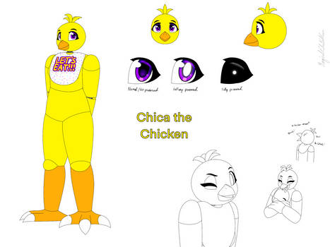 Withered Chica Voicelines (Redraw later?) in 2023